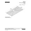 KOHLER Stainless Steel Sink Rack, 32-3/4-Inch x 16-Inch for K-5283 Strive Kitchen Sink, Stainless Steel view 3