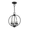 LIVEX LIGHTING 4664-91 Milania 4 Light Brushed Nickel Convertib view 2