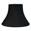 "Royal Designs Twisted Pleat Basic Lamp Shade, Black with Gold, 7"" x 16"" x 12""" (BS-717-16BLKGL) view 2