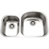 Houzer 32" Stainless Steel Undermount 70/30 Double Bowl Kitchen Sink view 1