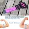 HANZIUP Running Armband for iPhone Xs Max XR X 8 7 6S Plus Samsung Galaxy S9 S8 &More,Adjustable One-Hand Quick Lock Phone (w/CASE ON) Holder+Card Slot for Hiking Cycling Climbing Marathon (Rose) view 4