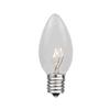 Novelty Lights 100' C9 Clear Incandescent Christmas String Light Set, Outdoor Christmas Light String, Christmas Bulbs, Roofline Light String, Outdoor String Lights, White Wire view 2