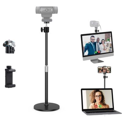 C920s Webcam Tripod Stand Compatible with Logitech C920s C930e C922 C615 C925e Brio StreamCam Webcams - 18'' Height
