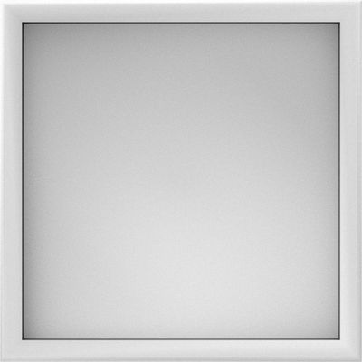 3" W x 3" H x 3/8" P Small Reading Square Rosette