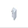 CRL SDKSQ1BN Brushed Nickel Square Wall Mount Robe Hook view 1