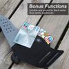 HANZIUP Running Armband for iPhone Xs Max XR X 8 7 6S Plus Samsung Galaxy S9 S8 Note 8 Google&More,Adjustable One-Hand Quick Lock Phone (w/CASE ON) Holder+Card Slot for Hiking Cycling Climbing (Gray) view 4