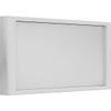 Ekena Millwork ROSC040X020REDUF 4" W x 2" H x 3/8" P Small Reading Square Rosette, White view 2