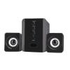 SADA D-202 Mini USB 2.1 Wired Combination Speaker Bass Music Subwoofer for Desktop Laptop Notebook Tablet PC Smart Phone (Black) view 1