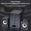SADA D-202 Mini USB 2.1 Wired Combination Speaker Bass Music Subwoofer for Desktop Laptop Notebook Tablet PC Smart Phone (Black) view 2