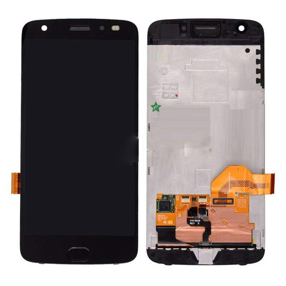 TheCoolCube LCD Display Touch Screen Digitizer New Assembly for Motorola Moto Z2 Force XT1789 5.5" (Black w/Frame)