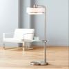 Vogue 60" Modern Tray Table and USB Floor Lamp Living Room view 1