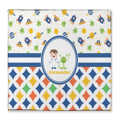 Personalized Boy's Space & Geometric Print Microfiber Screen Cleaner