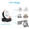 TORCHSTAR 6-Pack 3 Inch Gimbal LED Recessed Light, CRI 90+ Dimmable, 3000K view 4