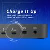 OWC 14-Port Thunderbolt Dock, 85W charging, (2) Thunderbolt 40 Gb/s (USB-C), (5) USB 3.2 Type-A, USB 3.2 (10Gb/s) Type-C, Mini DisplayPort, GbE, Audio, Single 5K or Dual 4K Displays, cable, For Mac/PC view 3