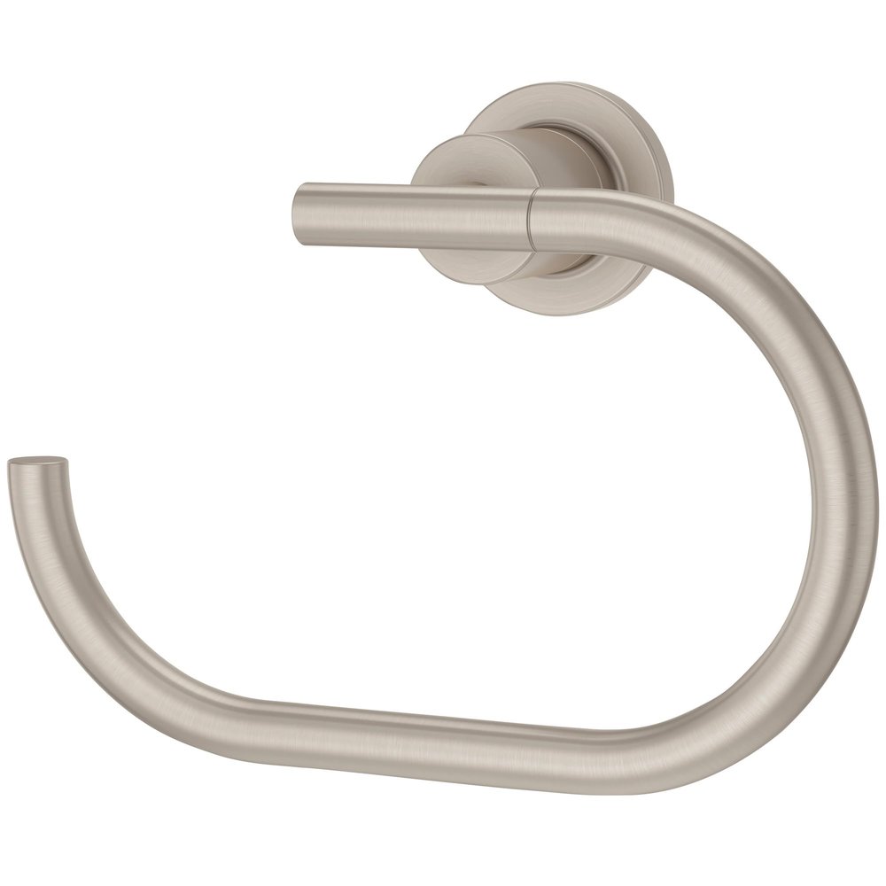 Pfister Contempra Brushed Nickel Hand Towel Ring for Bathroom BRBNC1K