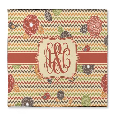 Personalized Chevron & Fall Flowers Microfiber Screen Cleaner
