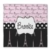 Personalized Paris Bonjour and Eiffel Tower Microfiber Screen Cleaner view 1