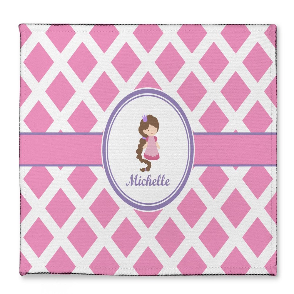 Personalized Diamond Print w/Princess Microfiber Screen Cleaner
