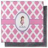 Personalized Diamond Print w/Princess Microfiber Screen Cleaner view 2