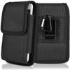 Rugged Nylon Pouch Holster for iPhone 16/15 Pro/14, Vertical Holster Belt Clip Holder Case for iPhone 13 13 Pro 16 12 Pro 16 XR Galaxy S23 S22 S24 view 1