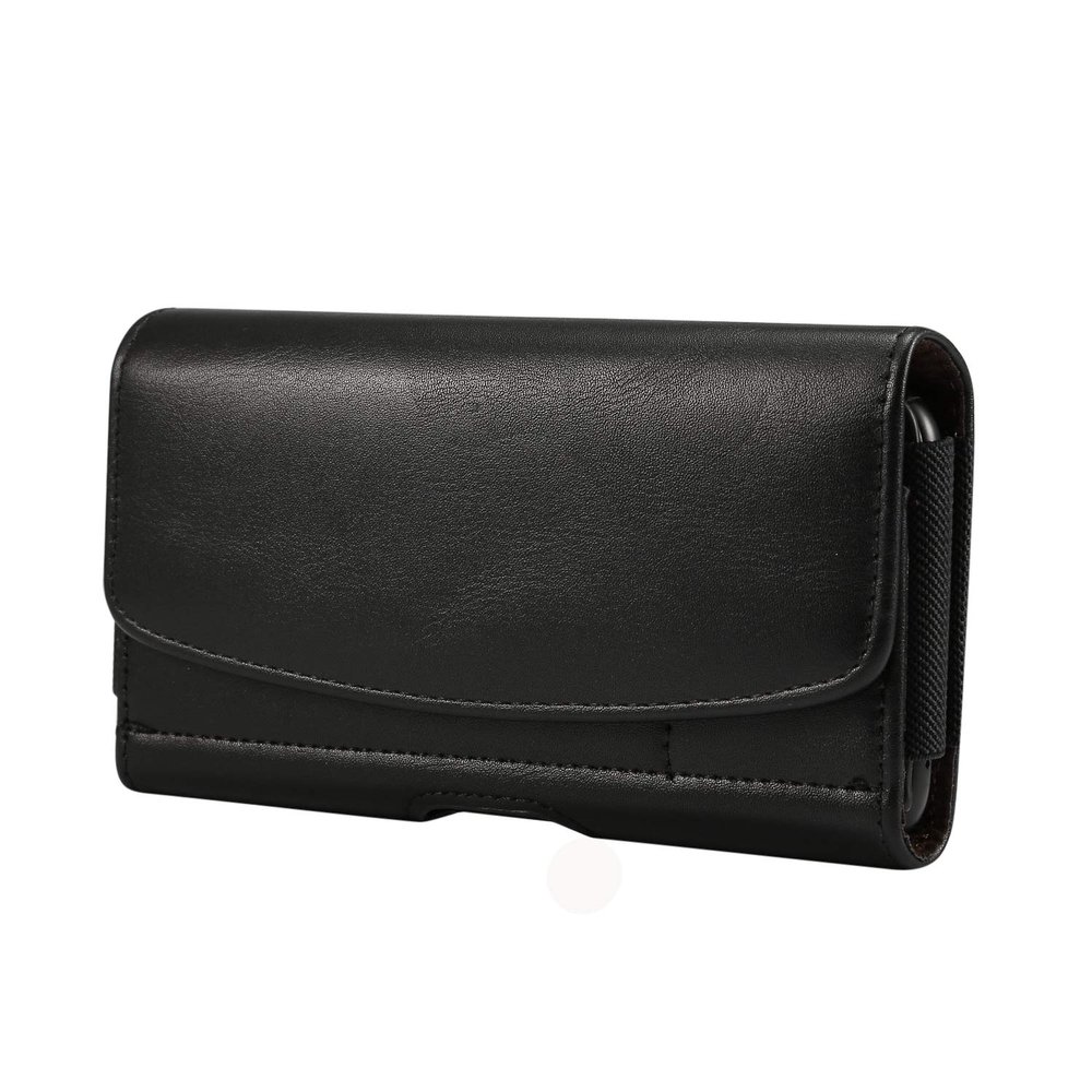 Horizontal Cell Phone Pouch Belt Clip Belt Loop Holster Case for Samsung Galaxy S24 Plus/ S22 Plus/ S20 FE/ S23 Plus/S23 FE A15 A52 A53 A33 A35 A52s/ iPhone 14 Pro Max/ 15 Plus/ 13 Pro Max/ 12 Pro Max