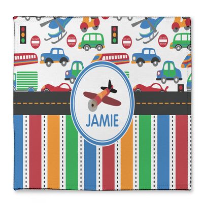 Personalized Transportation & Stripes Microfiber Screen Cleaner