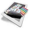 Personalized Transportation & Stripes Microfiber Screen Cleaner view 3