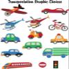 Personalized Transportation & Stripes Microfiber Screen Cleaner view 4
