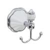 MODONA Four Piece Bathroom Accessories Set, Includes 24 Towel Bar, Robe Hook, Towel Ring, and Toilet Paper Holder  White Porcelain & Chrome - Flora Series - 5 Year Warrantee view 2