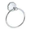 MODONA Four Piece Bathroom Accessories Set, Includes 24 Towel Bar, Robe Hook, Towel Ring, and Toilet Paper Holder  White Porcelain & Chrome - Flora Series - 5 Year Warrantee view 4