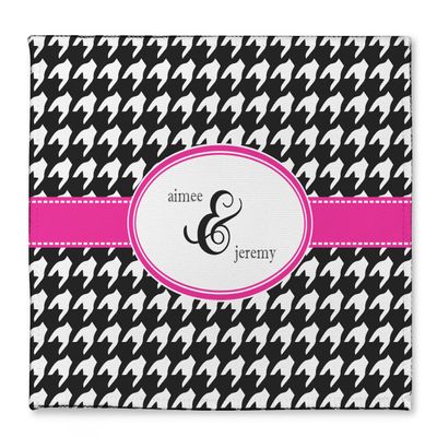 YouCustomizeIt Personalized Houndstooth w/Pink Accent Microfiber Screen Cleaner