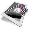 YouCustomizeIt Personalized Houndstooth w/Pink Accent Microfiber Screen Cleaner view 3