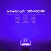 Onforu A19 E26 15W Black Light Bulb, LED Blacklights for Halloween view 2