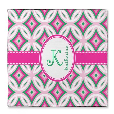 Personalized Linked Circles & Diamonds Microfiber Screen Cleaner