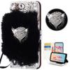 STENES Bling Case Compatible with iPhone Xs - Stylish - 3D Handmade Luxury Fox Flowers Magnetic Wallet Credit Card Slots Fold Stand Leather Cover Compatible with iPhone Xs - Black view 2
