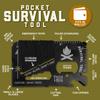 Trixie & Milo Pocket Survival Tool - Camping Accessories, Survival Tool, Wallet Tool, Credit Card Tool, Pocket Tool Set, Unique Gifts for Men, Pocket Tool, Credit Card Multitool, Survival Gear view 3