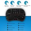 Rii i8 Mini Bluetooth Keyboard with TouchpadQWERTY Keyboard, Portable Wireless Keyboard with Remote Control for Smartphones /laptop/PC/Tablets/ Windows/Mac/ TV/Xbox/PS3/Raspberry Pi .Black view 2