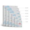 Smile Art Design You are Amazing Lettering Blue Clouds White Background CANVAS PRINT Kids Room Decor Wall Art Baby Room Decor Kids Room Decor Nursery Decor Ready to Hang Made in the USA 40x30 view 4