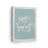 Smile Art Design Always Believe in Yourself Lettering Turquoise Background CANVAS PRINT Kids Room Decor Wall Art Baby Room Decor Kids Room Decor Nursery Decor Ready to Hang Made in the USA 36x24 view 1