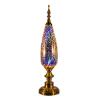 Porseme Table Lamp Decorative Turkish Arabian Desk Lamp with Handmade 3D Effect Glass and Bronze Base for Bedroom, Bedside, Living Room, Office view 1
