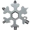 19 In 1 Incredible Tool Easy N Genius - FEX 19-in-1 Stainless Steel Snowflakes Multi-Tool - 19-in-1 Stainless Multi-tool Father's Day Gift Christmas Present (Standard, Stainless - Silver) view 1