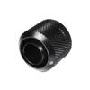 Barrow G1/4" to 3/8" ID, 1/2" OD Compression Fitting for Soft Tubing, Black, 4-Pack view 2