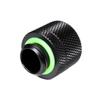 Barrow G1/4" to 3/8" ID, 1/2" OD Compression Fitting for Soft Tubing, Black, 4-Pack view 3