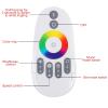 SUPERNIGHT LED RGB Music Touch Controller RF Sensitivety Backlight RF Remote Touching Color 3.5MM Audio 15 Music Modes LED Light Strip Controller for Party Valentine's Day view 4