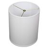 FenchelShades.com 12" Top Diameter x 12" Bottom Diameter x 14" Height Fabric Drum Lampshade Spider Attachment (Linen White) view 1