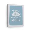 Smile Art Design If You Can Dream You Can Do It Lettering Blue Background CANVAS PRINT Kids Room Decor Wall Art Baby Room Decor Kids Room Decor Nursery Decor Ready to Hang Made in the USA 22x15 view 1