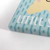 Smile Art Design Lovely Twinkle Twinkle Little Star Lettering Blue Background CANVAS PRINT Kids Room Decor Wall Art Baby Room Decor Kids Room Decor Nursery Decor Ready to Hang Made in the USA 28x19 view 3