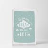 Smile Art Design If You Can Dream You Can Do It Lettering Turquoise Background CANVAS PRINT Kids Room Decor Wall Art Baby Room Decor Kids Room Decor Nursery Decor Ready to Hang Made in the USA 17x11 view 2