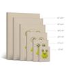 Smile Art Design Lovely Green Monster Cream Background CANVAS PRINT Kids Room Decor Wall Art Baby Room Decor Kids Room Decor Nursery Decor Ready to Hang Made in the USA 40x30 view 4