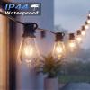 SUNSGNE 10-Pack Edison Light Bulbs, 7-watt E17 Screw Base ST40 Replacement Clear Glass Incandescent Light Bulbs for Outdoor Patio Edison Bulb String Lights, Warm White view 3